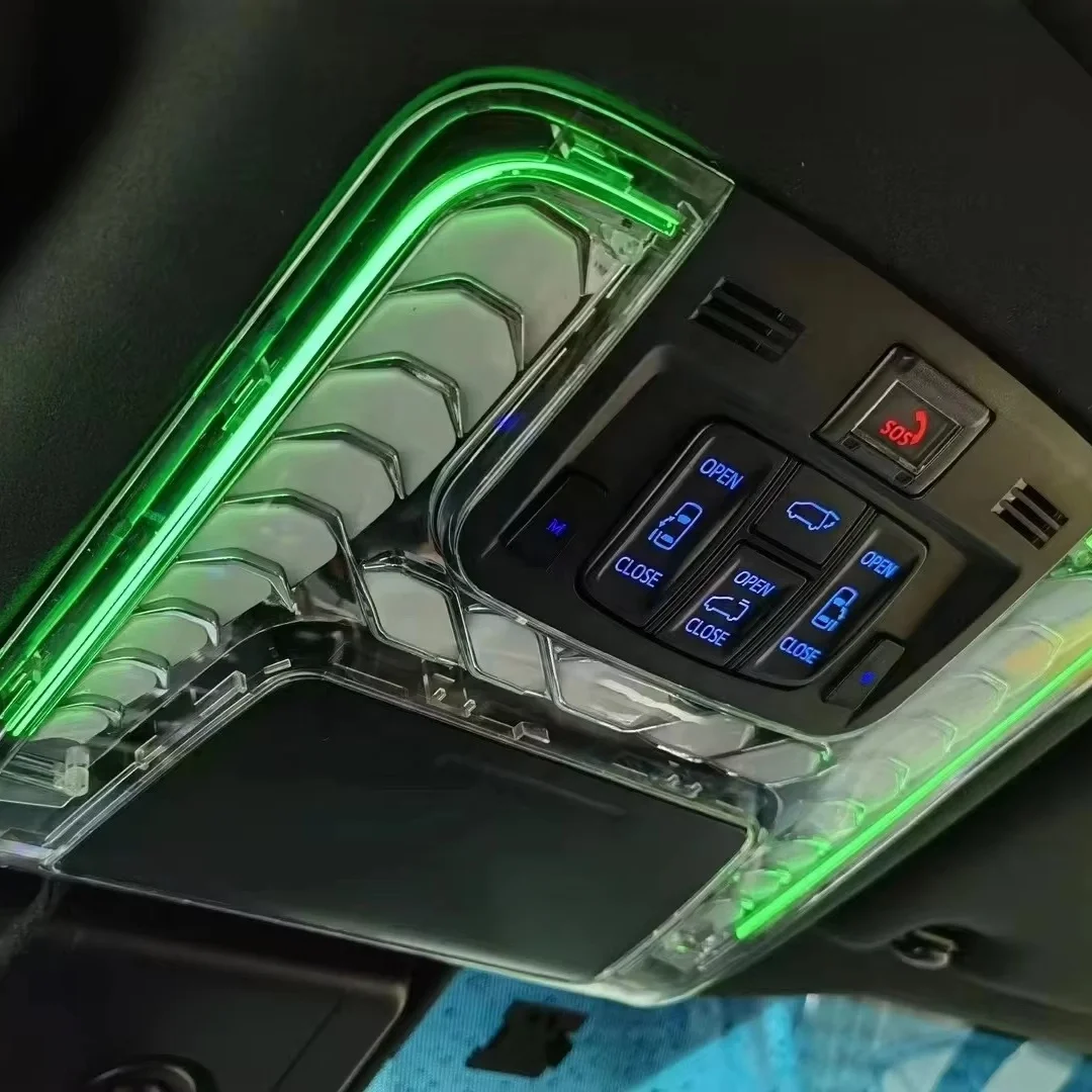 LED Interior Reading Room Lamp Reading Light Modified Parts Auto Interior Accessories Cover For Toyota Alphard Vellfire 30