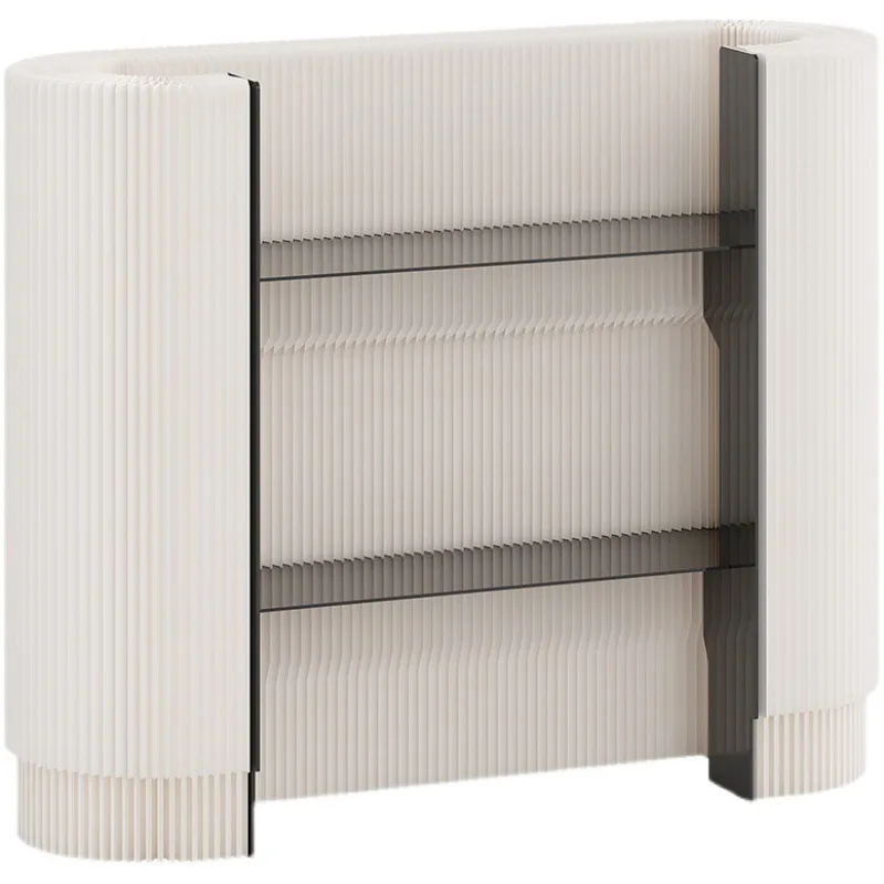 Rezeption, Lagerkasse, Rezeptionsbar, Ausstellungsthema-Layout, Rezeption kann zusammengeklappt und bewegt werden