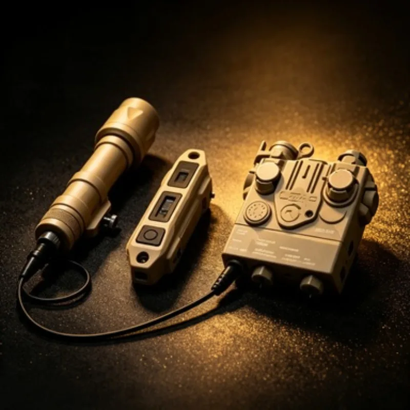 Light Source Adjustable DBAL-A2 Red Green Light Container M300 M600 Hand Light Dual Switch Combo Set