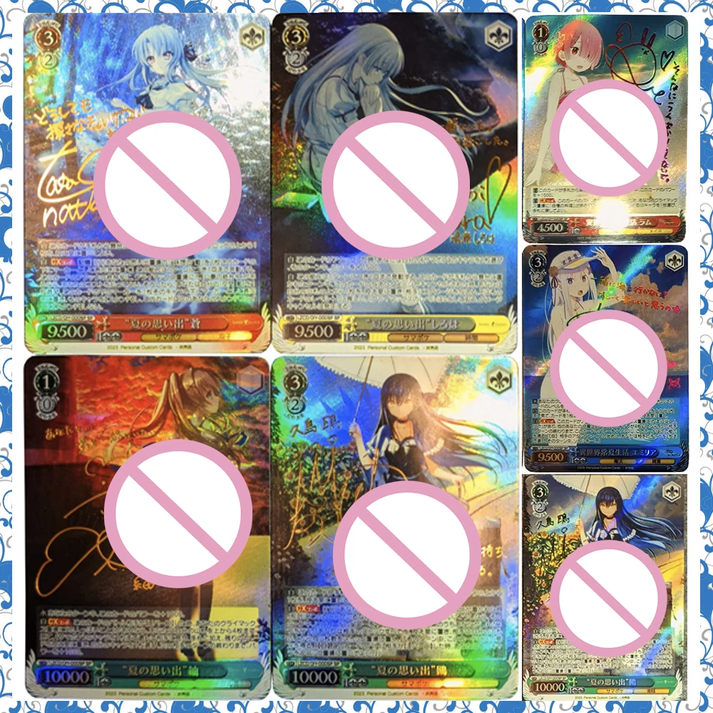 

Anime Weiss Schwarz DIY ACG Gotoh Hitori Yamada Ryo Ikuyo Ijichi Nijika Premium Flash Collection Card Christmas Birthday Gift