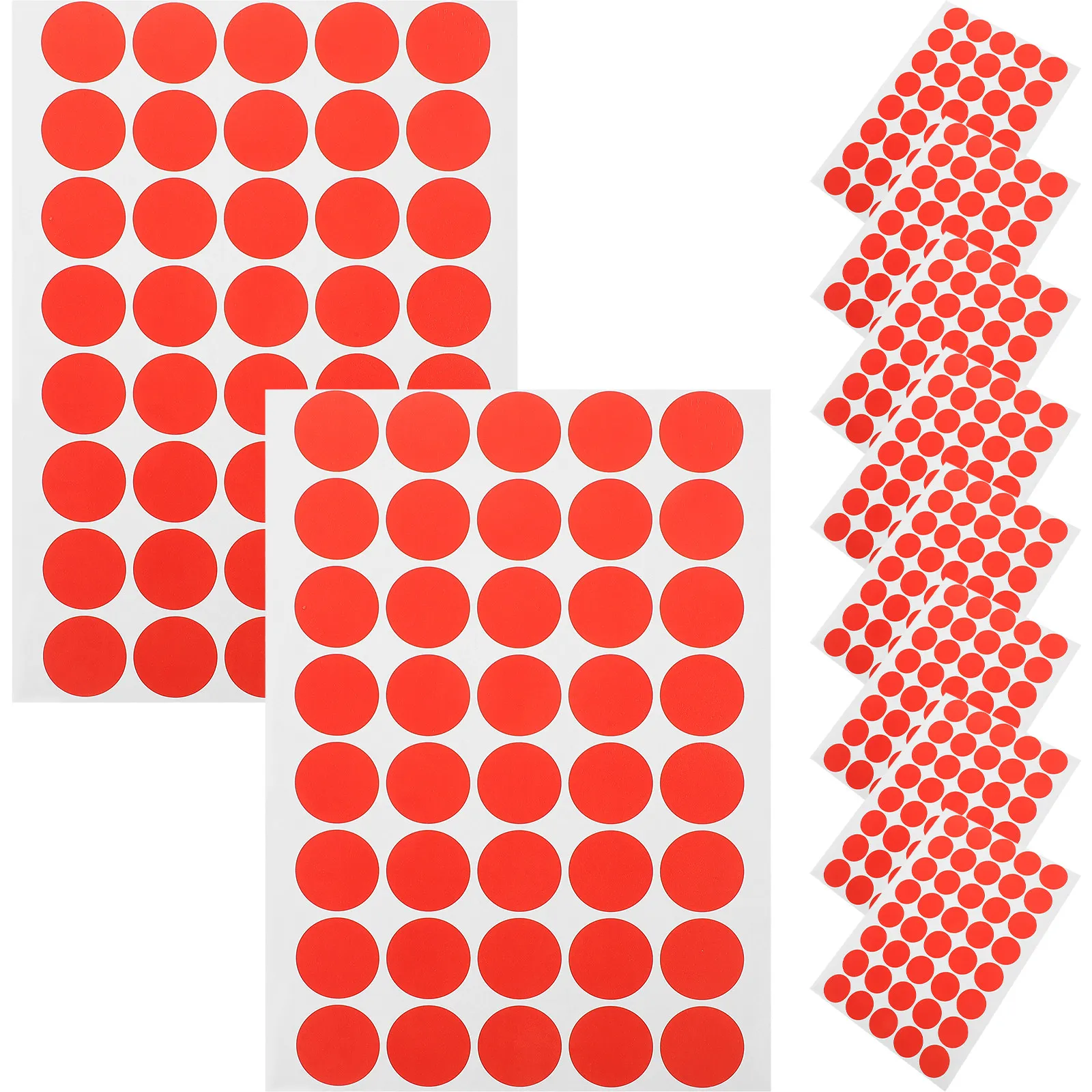 

10 Sheets Colored Sticker Dots Self Adhesive Dot Stickers for Classification Home School Office Color Coding Labels Small Round