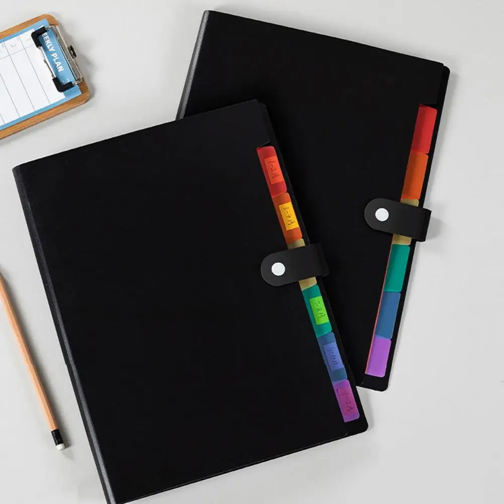 Folder Organizer Reusable Lightweight A4 Size Expanding File Folders Capacity Document Organizer with 7 Grids Ideal for Sellers