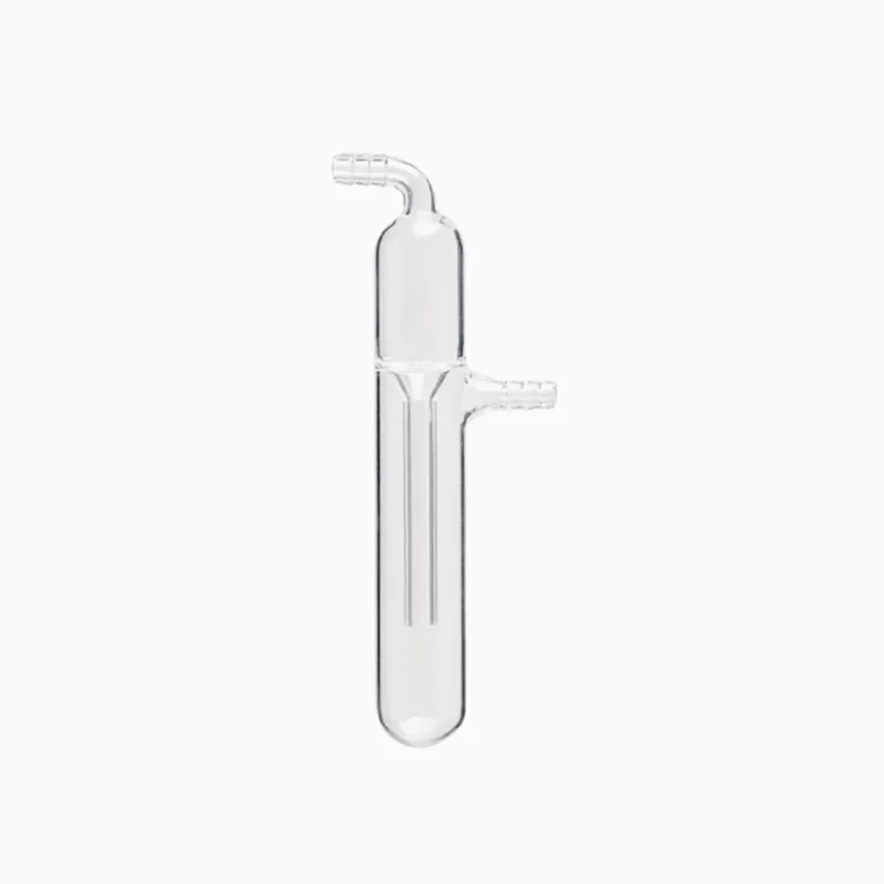 Glass bubbler anti-back-sucking oil bubbler laboratory bubble-type absorption bottle anti-back-sucking bubbler