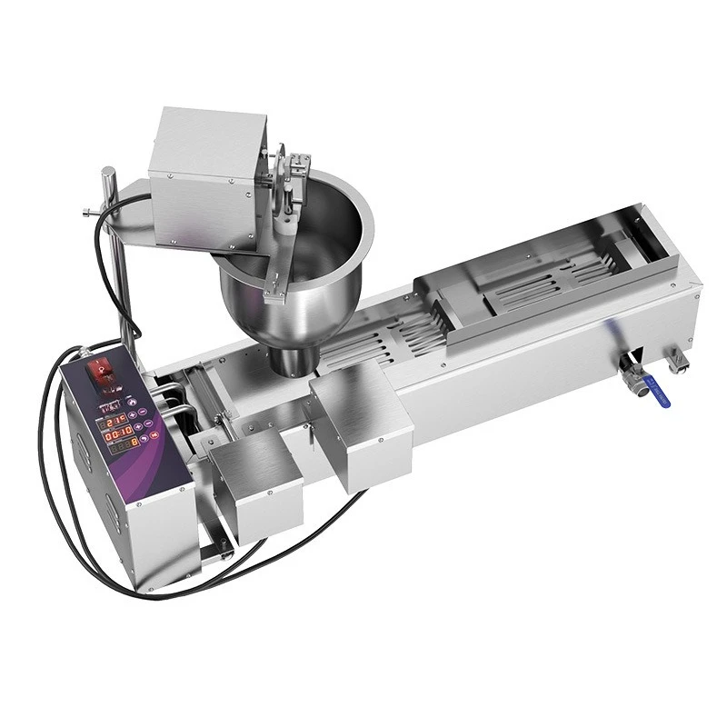 Donut machine intelligent control panel automatically flips