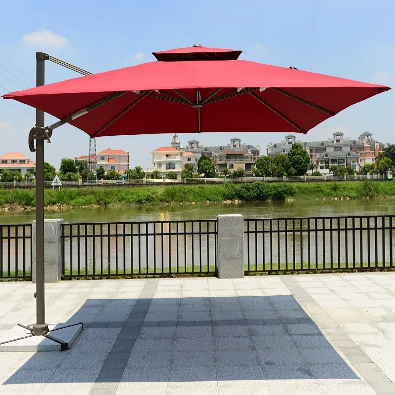 360 Degree Rotatable Large Upgraded Outdoor Patio Umbrella Unique Design For Garden Backyard Beach Furniture