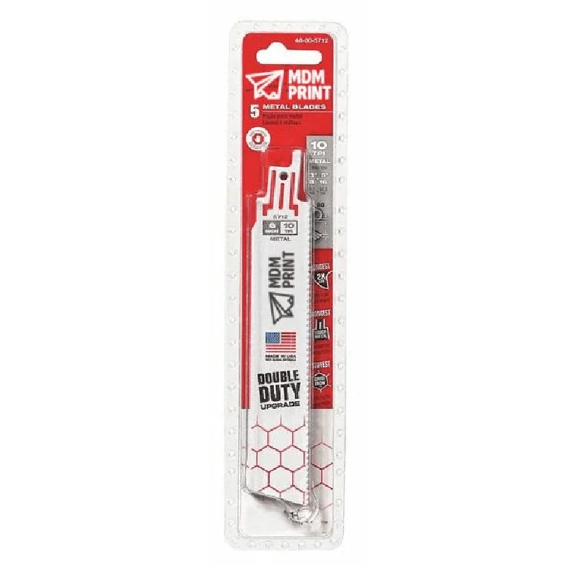 

6" 10 TPI The Torch SAWZALL Blades (5 Pk)