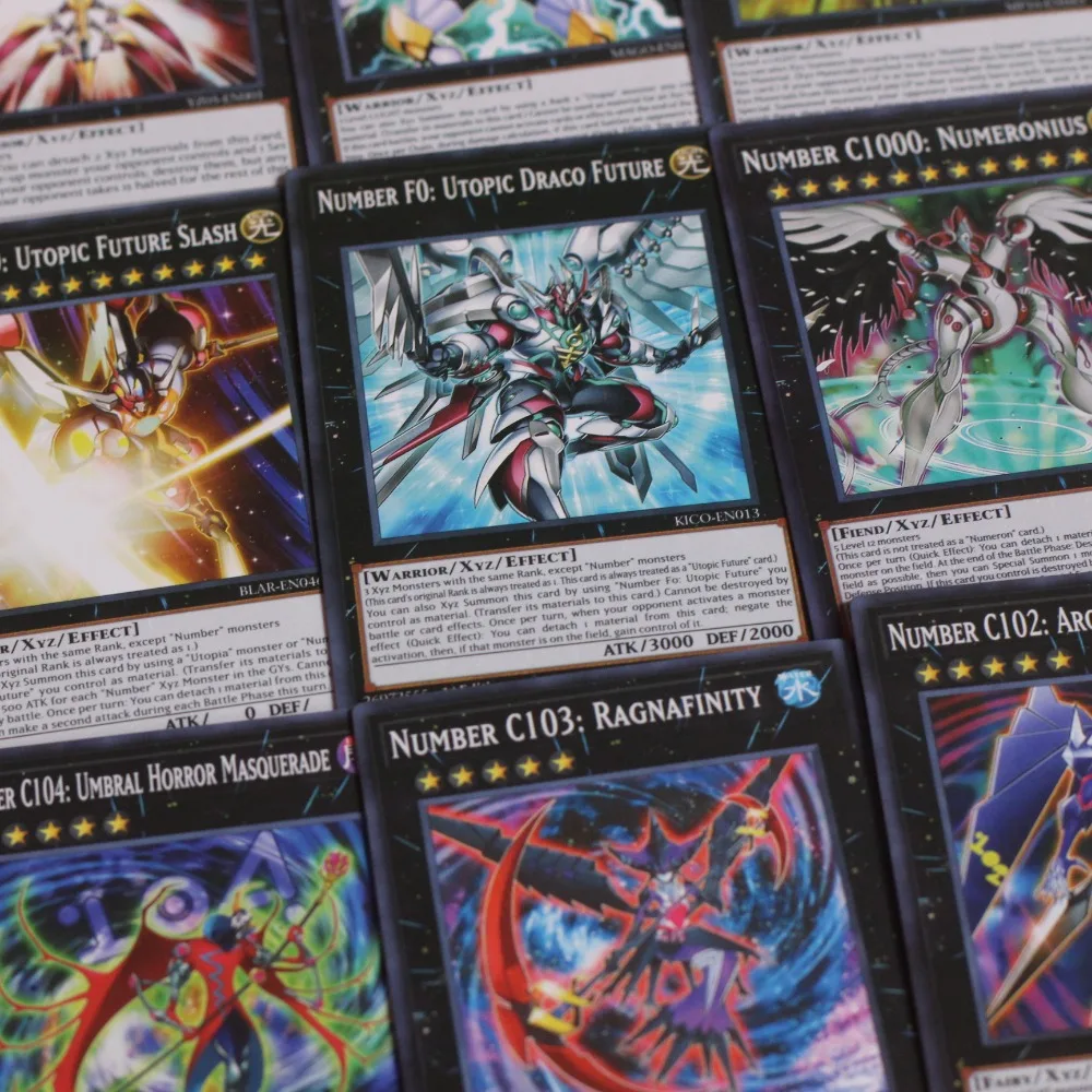 148 Pcs Yugioh Card SER Letter In English NO.COMPLETE FILE Number Card Collection 59*86mm