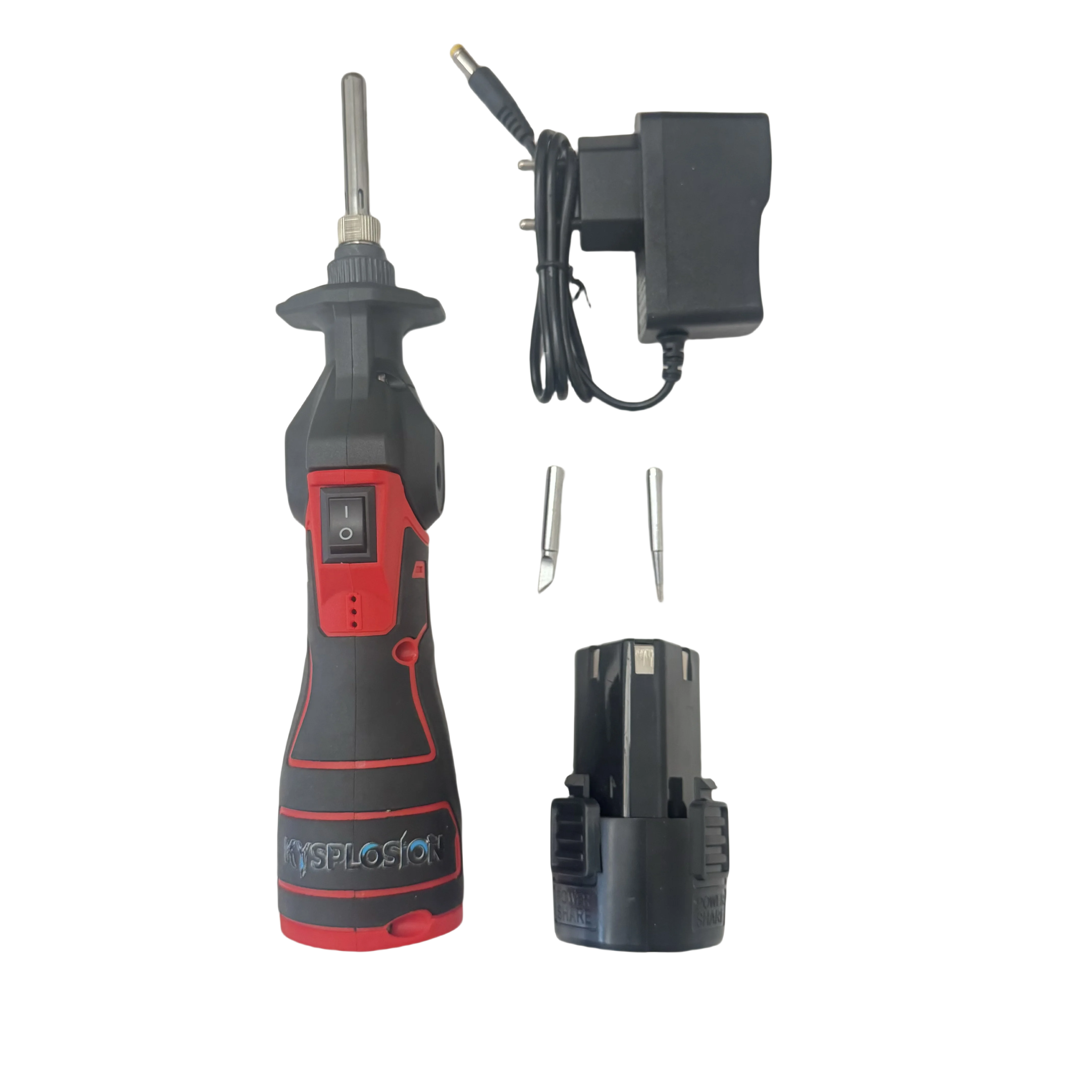 12V Quick-Heating Soldering Gun with Rotating Tip Constant Temperature Control Battery Level Display Lightweight Compact tools