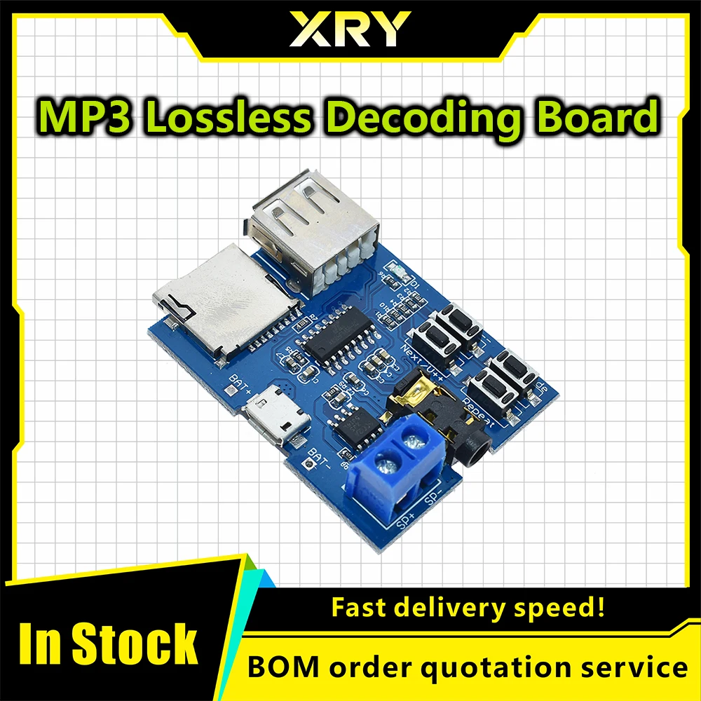 XRY TF card U disk MP3 Format decoder board module amplifier decoding audio Player