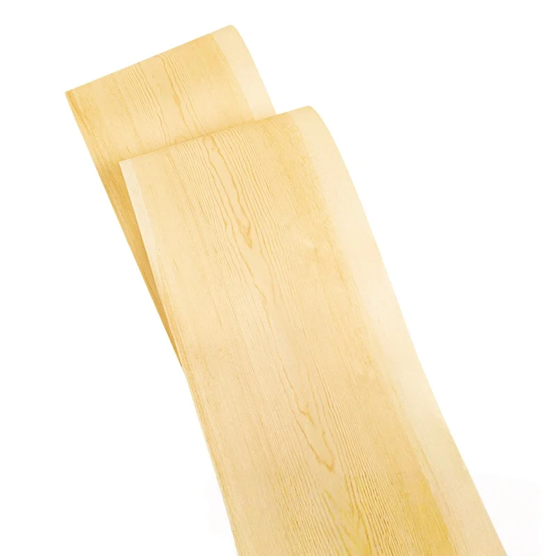 Natural Scots Pine Veneer, 0.25mm Thick, Size 250x19cm, Suitable For Album Cover Decoration And Cabinet Refinishing.