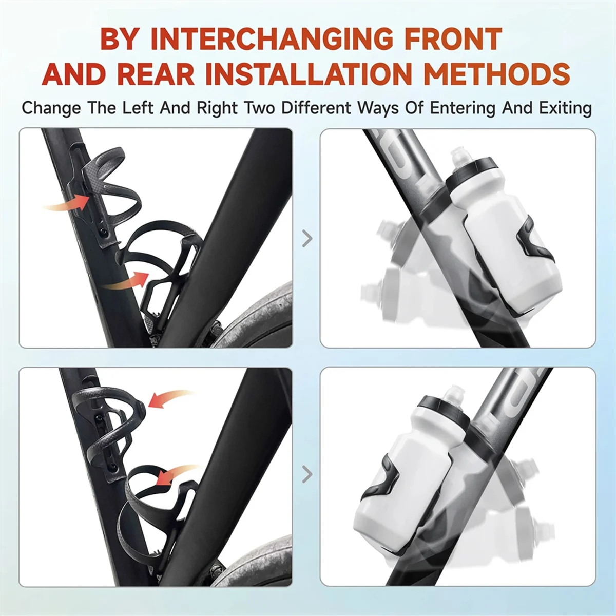 

Lo-ok Carbon Fiber Bicycle Bike Water Bottle Cage Holder Mountain Road Bike Water Bottle Cage Right