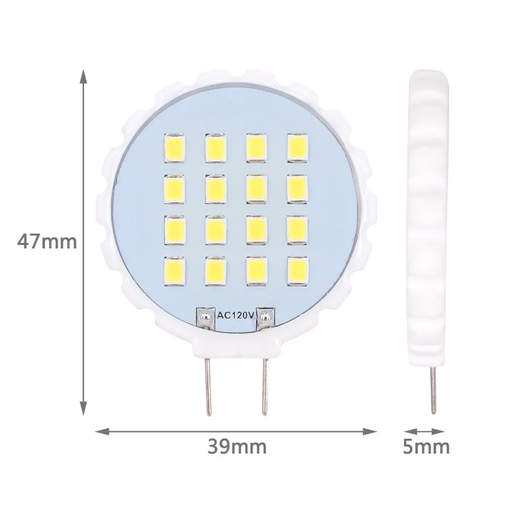 100pcs 120V G8 LED Light Bulb 2W G8 Led Crystal Lamp Replace 20W Halogen G8 For Chandelier Crystal Ceiling Fan Kitchen Lighting