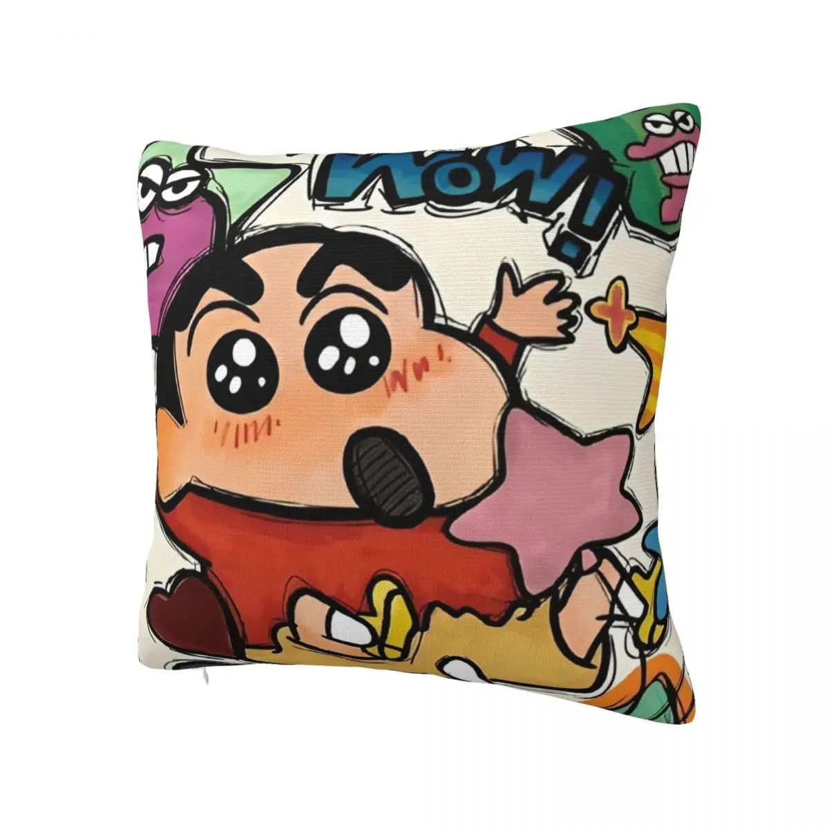 Crayon Shin-chans Pillow Case Fashion Pillow Cover Soft Printed Cushion Cover Pillowcases For Chair Sofa Home Decoration
