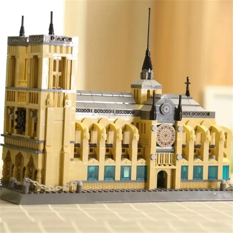 Blocos de Construção da Arquitetura Mundial Casa Castelo Villa Igreja Big Ben Brinquedos DIY para Homem Presentes para Menina Presente Adulto