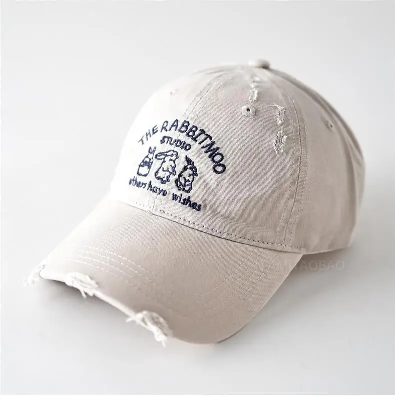 Japanese Retro Short-brimmed Tooling Baseball Cap Women Japanese Style Personalized Soft Top Casual Embroidery Sun Cap Men