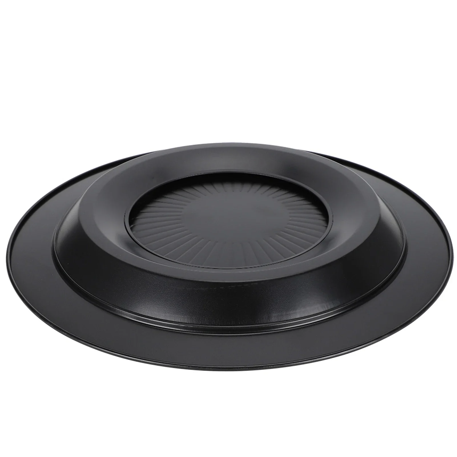 Barbecue Pan Smokeless Round Nonstick Baking Tray BBQ Roasting Tray Kitchen Utensilsfor Electric Stove Gas Stove Propane Stove