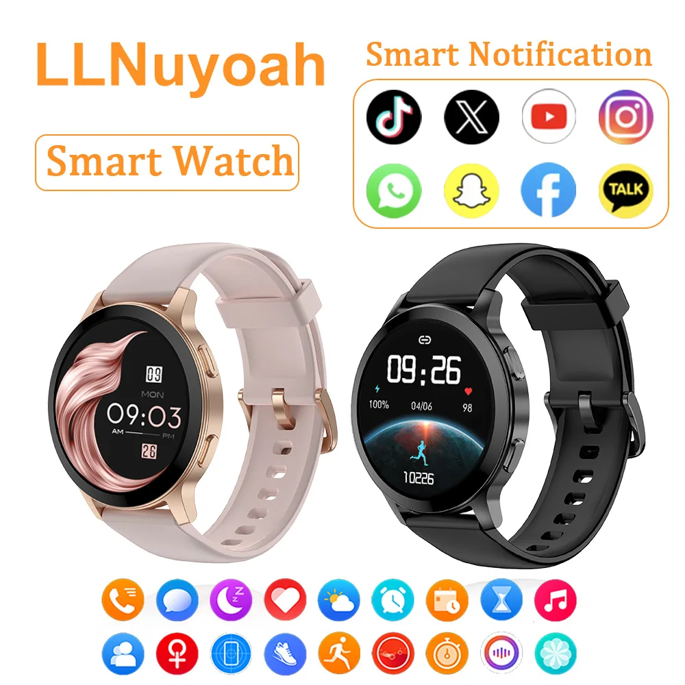 LLNuyoah Smart Watch Answer/Make Calls,1.45