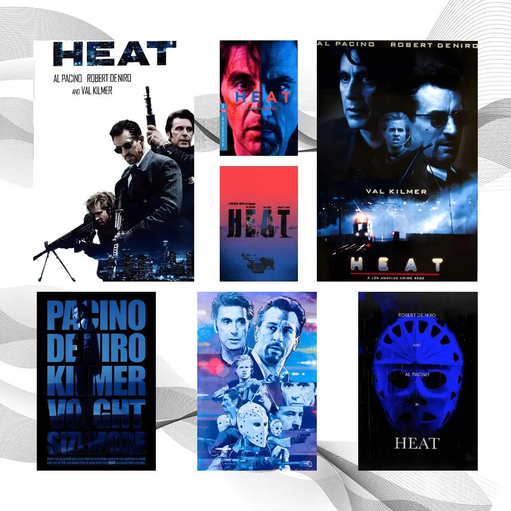 Movie Creative Heat Poster Peel And Stick Wall Art Self Adhesive PP Waterproof Wall Decor Living Room Bedroom Gift