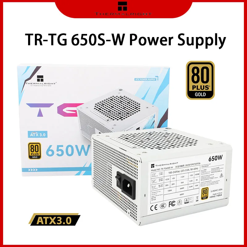 

Thermalright TG650W золотая медаль 750 Вт полный модуль 850 Вт компьютерное шасси 500 Вт белый 550 Вт Мощность хоста ATX