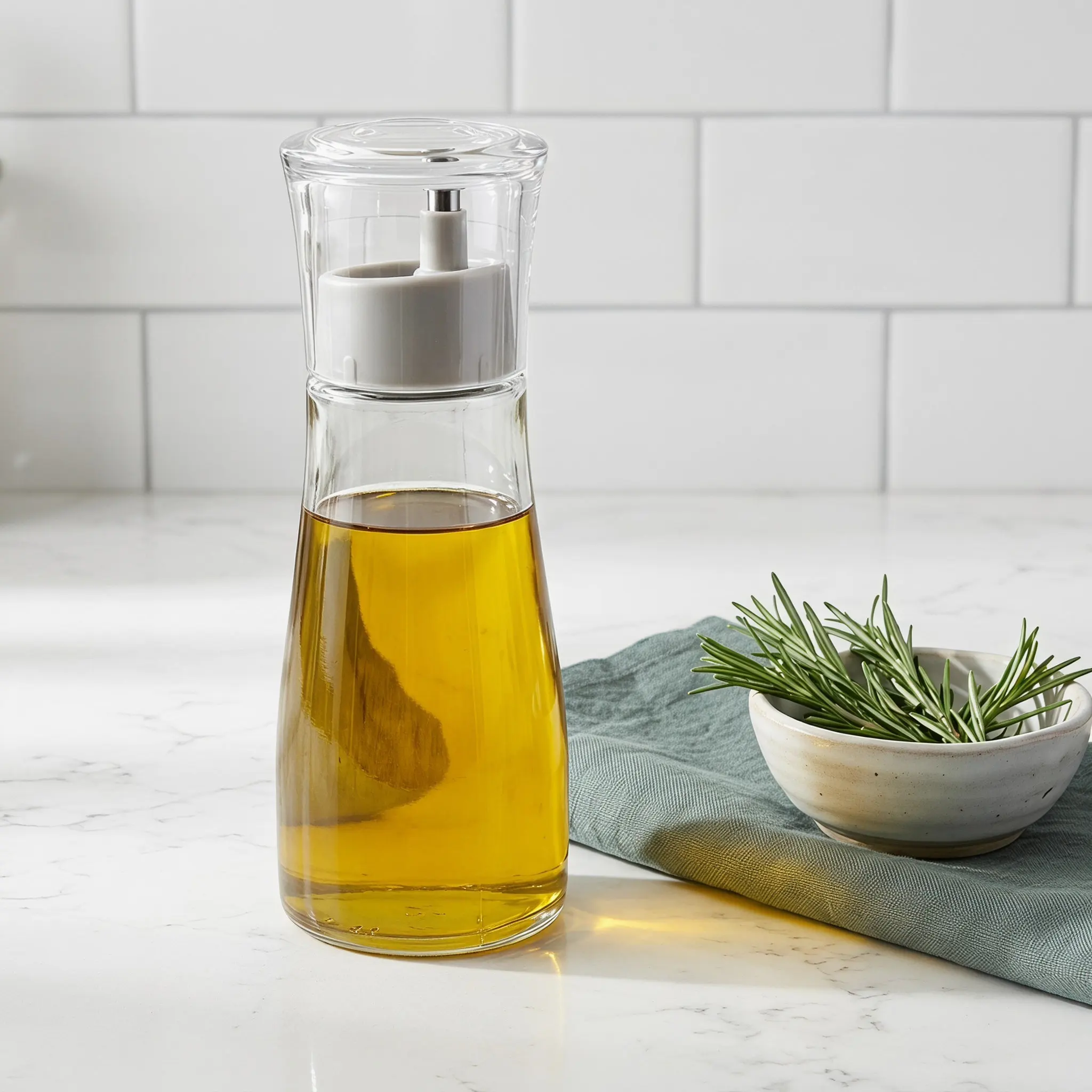 Soy Sauce Dispensing Bottle 250Ml Transparent Glass Seal Leak Proof Container for Kitchen Cooking Oil Vinegar Use
