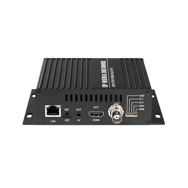 2026 H9120D H.265 H.264 HEVC UHD 4K HDMI IP BNC Video Decoder support SRT P2P RTP RTSP RTMP Network Stream Decoding live streami