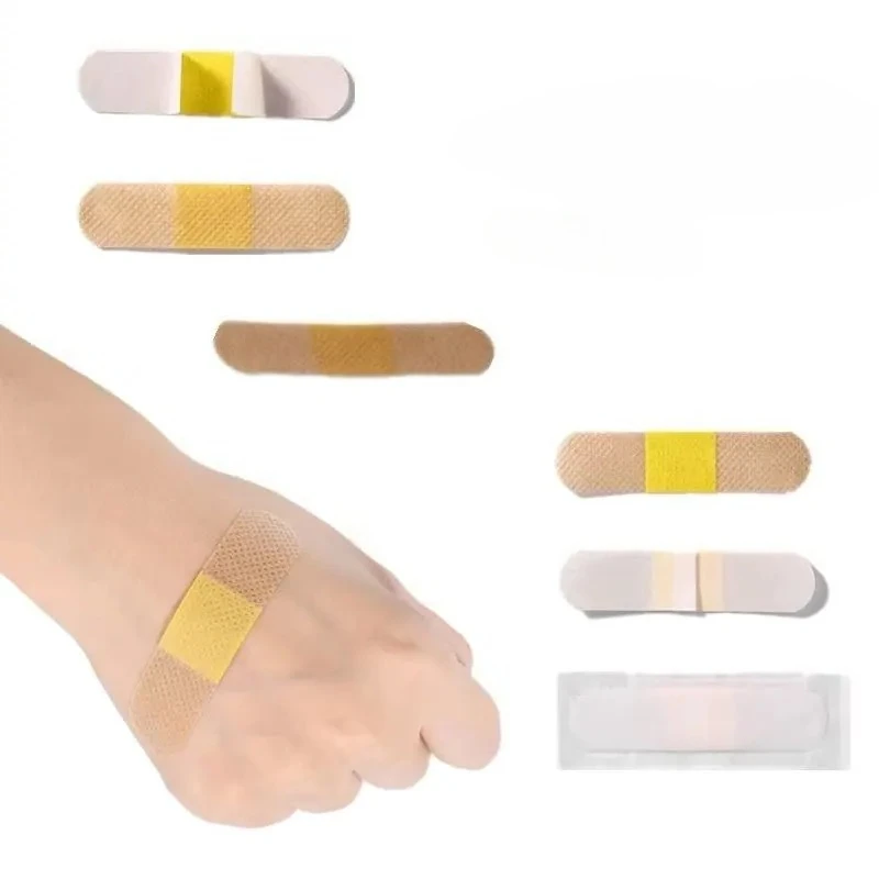 

100Pcs/Set Patch Waterproof Wound Adhesive Bandage Breathable First Aid Adhesive Plaster For Kids Band Aids