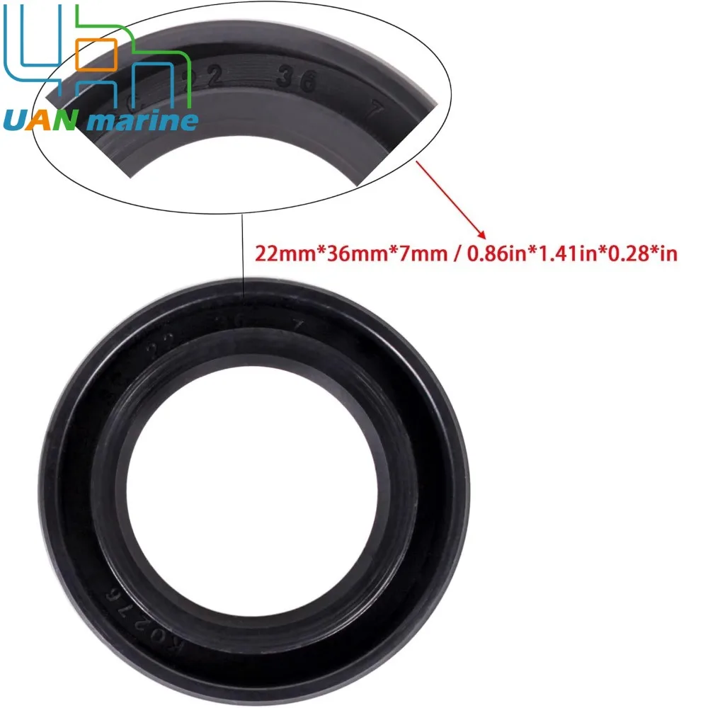 Boat Motor 93101-22067 93101-22M00 Shaft Oil Seal for Yamaha 26-82233M 26-83406M 26-854017 for Mercury Mariner 20HP-70HP