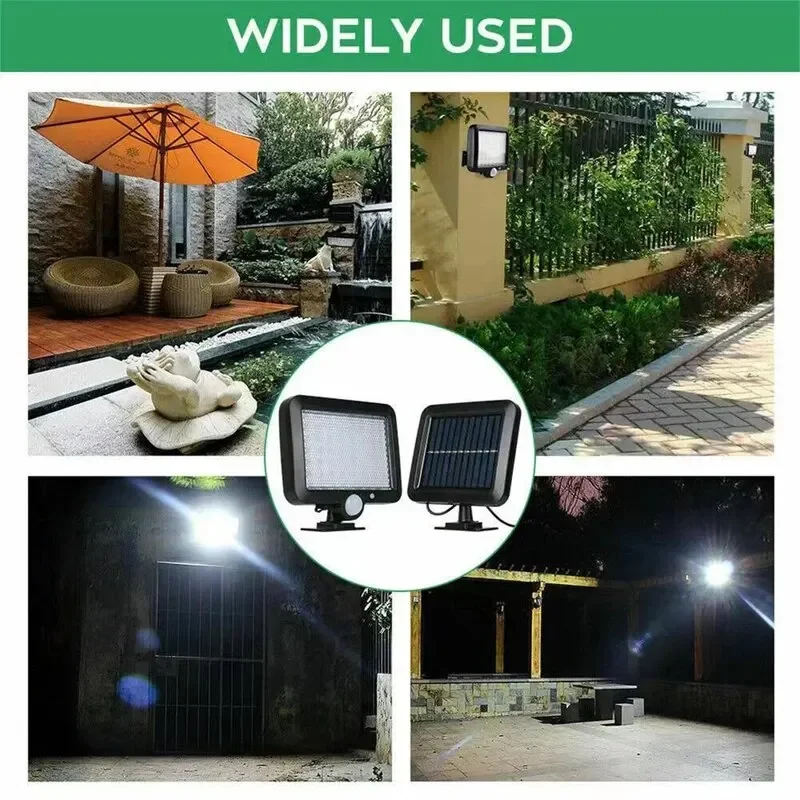 72LED Solar Lichter Solar Split Wand Lampe 3 Modus Wasserdicht Motion Sensor Lampen Garten Straße Beleuchtung Für Garten Wand Lampe
