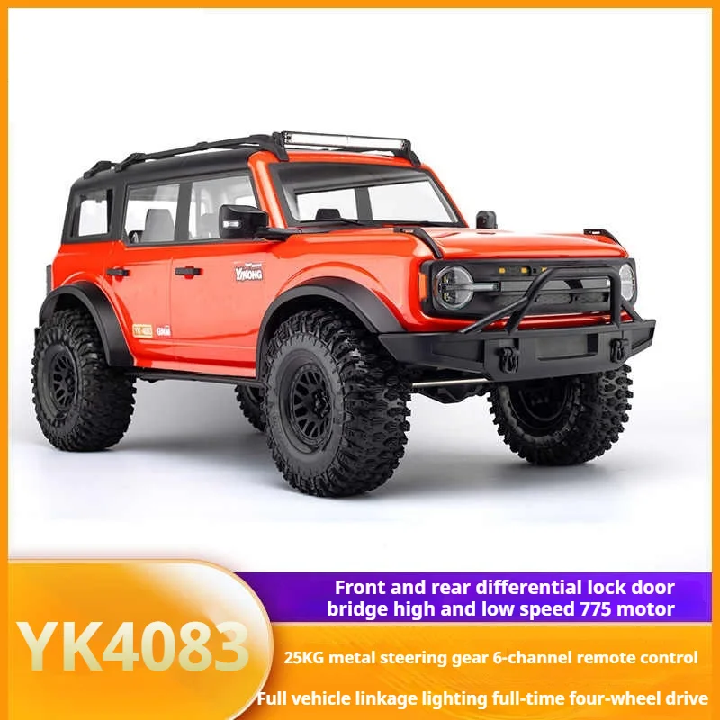 

YK4083 V3 Автомобиль с дистанционным управлением Профессиональный радиоуправляемый высокоскоростной альпинистский автомобиль 1:8 Модель внедорожника с полным приводом
