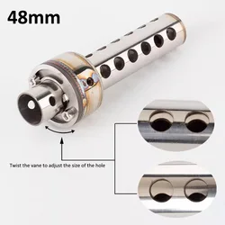 Universal 48MM Motorcycle Universal Adjustable Exhaust Pipe Muffler Silencer DB Killer Pipe Tip Racing