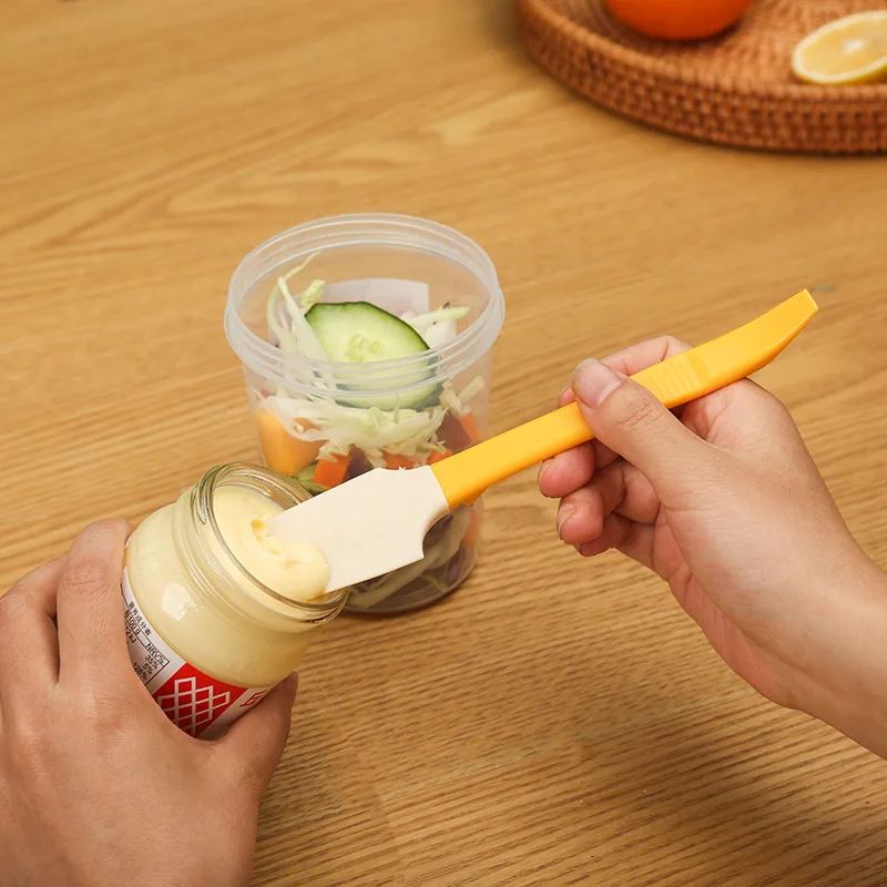 Silicone Cream Baking Spatula Cutter Heat-resistant Non-stick Butter Scraper Mini Utensils for Mixing Jam Cake Kitchen Tools