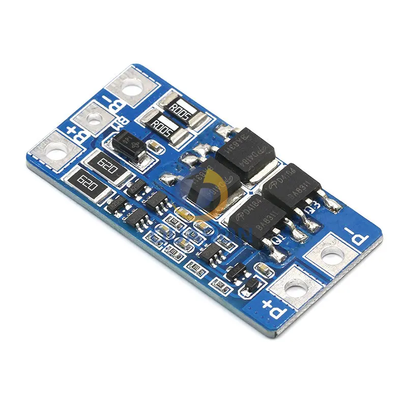 2S 10A 7.4V 18650 lithium battery protection board 8.4V balanced function/overcharged protection Good