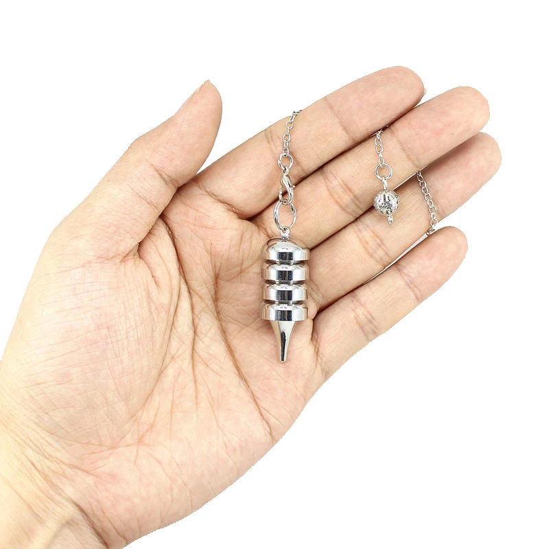 Metal Gyro Pendulum Pendulos For Dowsing Divination Reiki Antique Gold Rose Gold Silver Copper Colour Pendulos Radiestesia