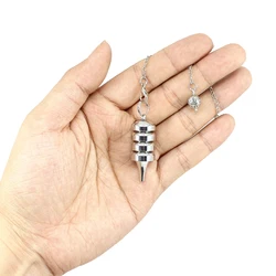 Metal Gyro Pendulum Pendulos For Dowsing Divination Reiki Antique Gold Rose Gold Silver Copper Colour Pendulos Radiestesia