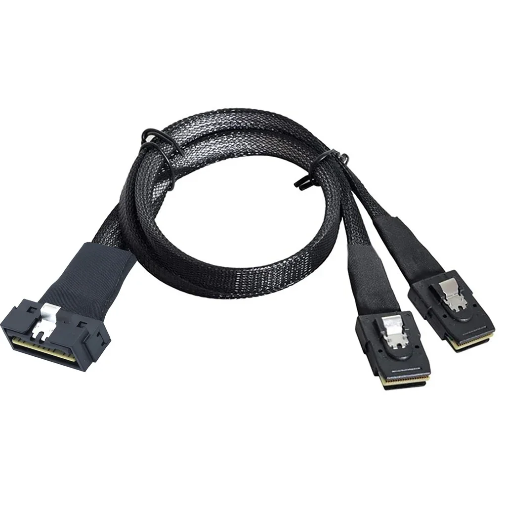 PCIE Slimline LP Low Profile Adapter Cable SFF-8654 8I to 2x SFF-8087 Connection Cable