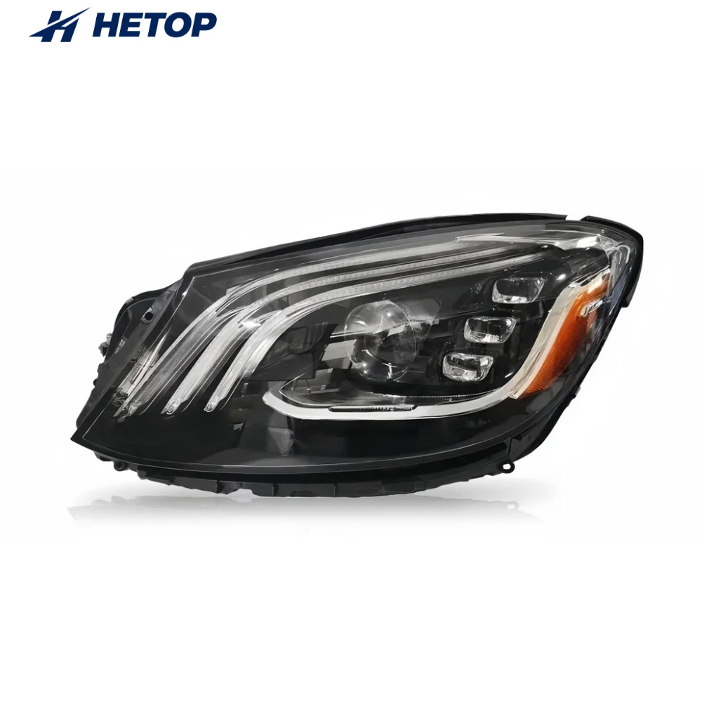 W222 S-Class 2018-2021 USA Standard LED Front Headlight Assembly With Night Vision Assist OEM Auto Lamp Parts