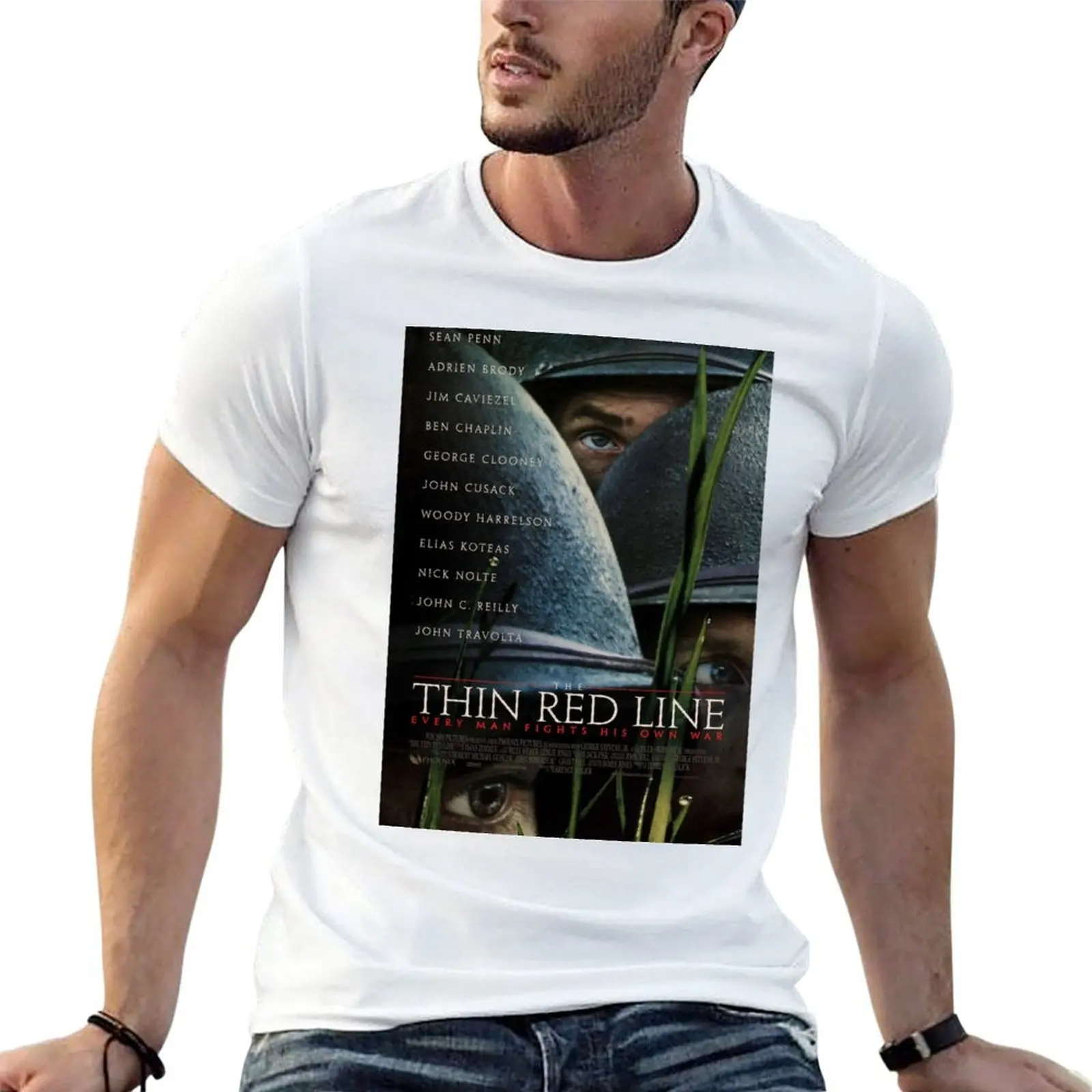 The Thin Red Line T-Shirt valentines clothes cute tops mens t shirt graphic