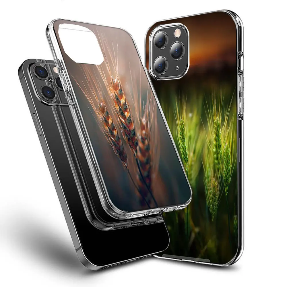 Mature Wheat Grains Phone Case For Apple Iphone 15+ 14 Plus 16 Pro Max 12 13 Mini 11 Pro X XS Max XR Cover Shell Coque