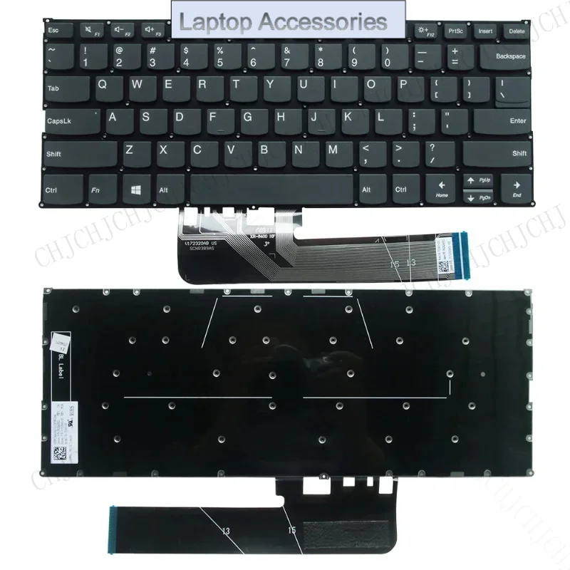 

Новая американская клавиатура для Lenovo Ideapad FLEX-14API FLEX-14IML FLEX-14IWL S530-13IML S530-13IWL S740-14IIL английская клавиатура