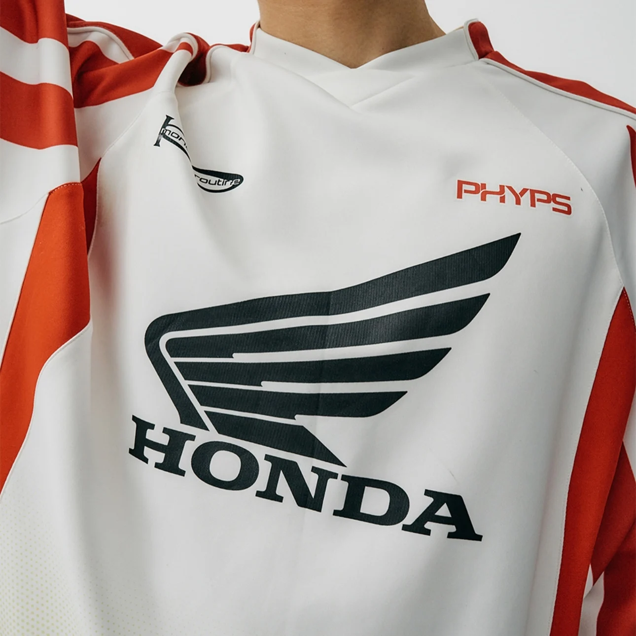 Honda 2025 Long Sleeve Motorcycle Jersey Breathable Dirt Bike Riding Shirt Comfortable Off-Road Racing Top for Motorcyclists