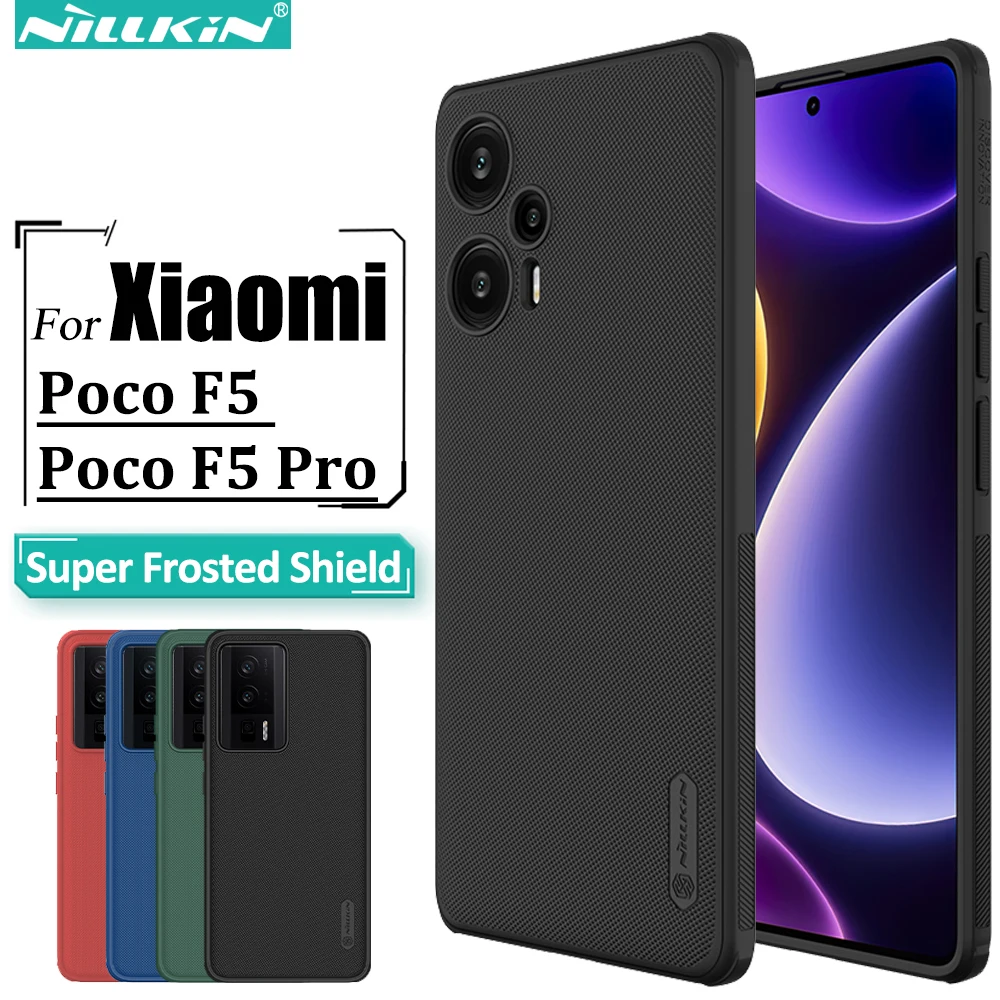 

Nillkin for Xiaomi POCO F5 / F5 Pro Case,Frosted Shield Luxury PC Hard Protection Back Cover