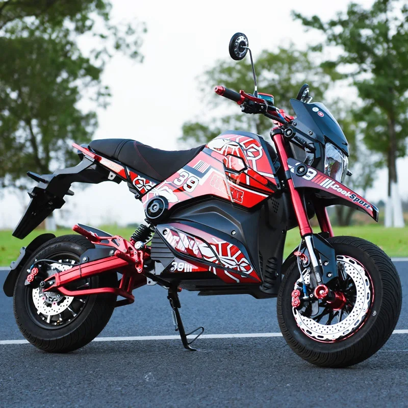 Retro electric motorcycle adult two-wheeled little monster M5 electric motorcycle Z6 high