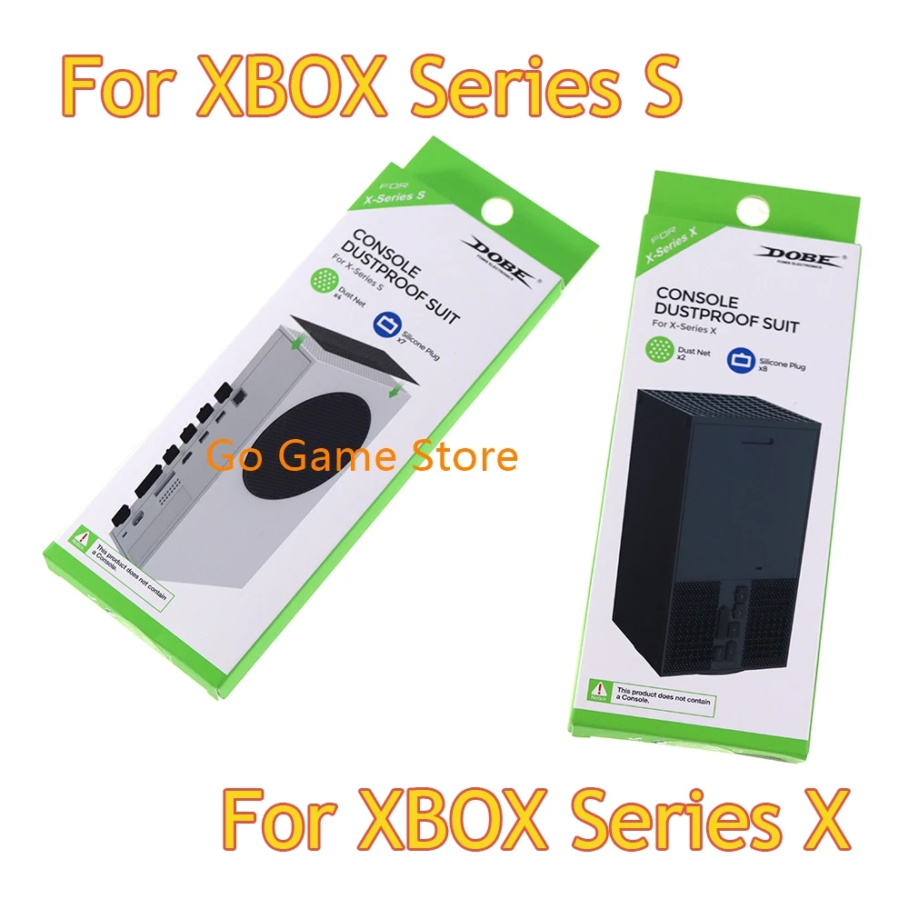 

For X-box Series X Console Accessories Silicone Dust Plugs Set Anti-dust Video Game Consoles Dust Plugs