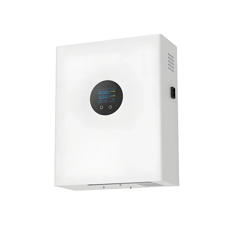 Pureflow Ventilation Wall-Mounted for Purifier Silent Dual-Outlet Design H13 HEPA Filter Intelligent Control for Bedroom