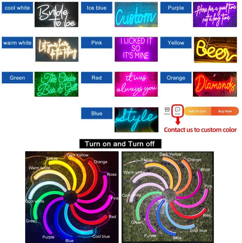 Custom Neon Sign Name Personalized Sign Led Neon Night Light Birthday Gifts Room Bedroom Decoration Wall Wedding LED Neon Lamp