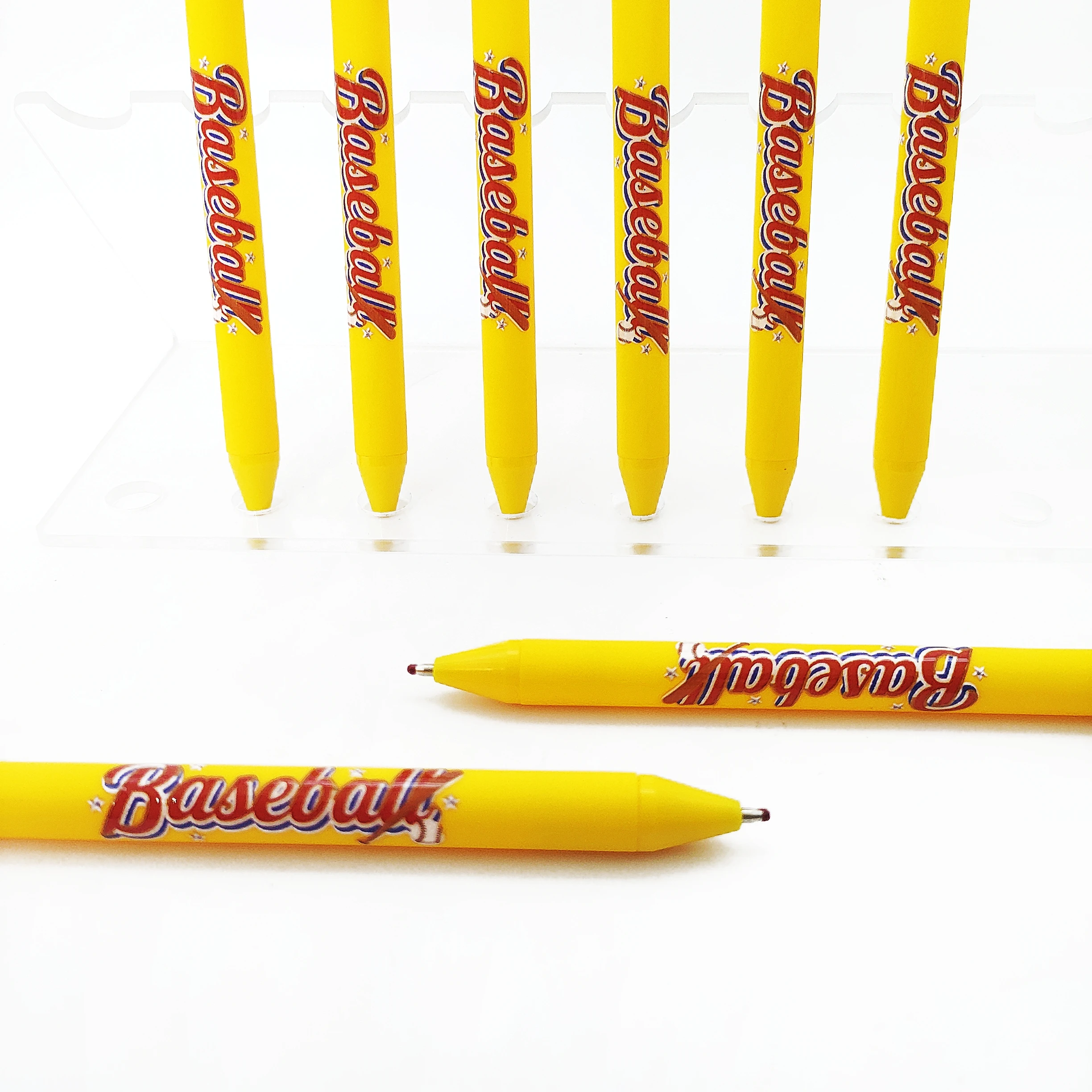 

14PCS/22PCS baseball ballpoint pen student writing gift pen suitable for gift giving, office, and learning writing.