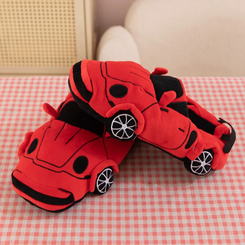 

Rytanda Spotrts Car Plush Slippers Soft Cozy Winter Shoes For Warm Fun Vehicle Design Warm Indoor Slippers Birthday Gift
