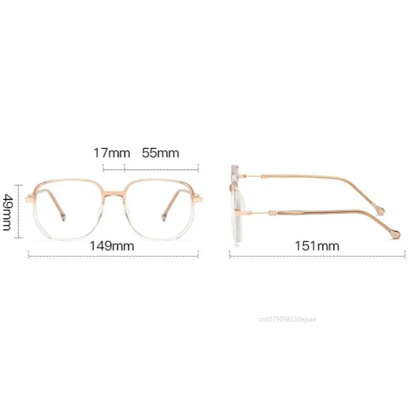 Occhiali da lettura con montatura in metallo glitter Donna Uomo Occhiali da presbite anti luce blu Occhiali da vista HD anti-fatica Diottrie da 0 a + 4,0