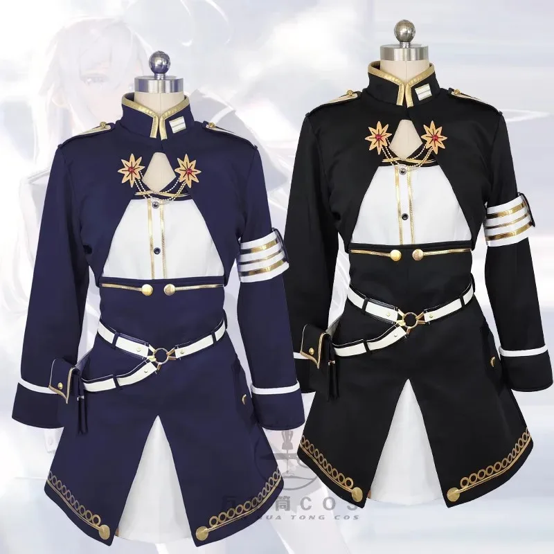 qq023Game 86 Eighty Six 86eightysix Vladilena Milize Military Uniform Cosplay Costume Suit Halloween Party Outfit For Women Wig