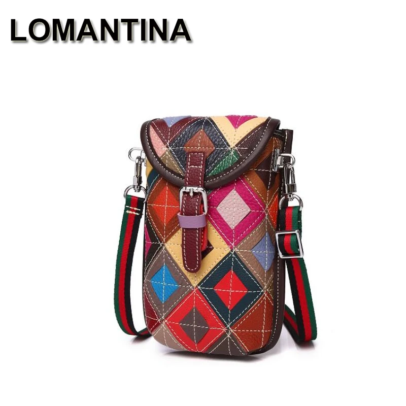 

Lomantina HOT Fashion Small Crossbody Bags Women Colorful Leather Shoulder Messenger Bag Clutch Bolsas Ladies Phone Purses